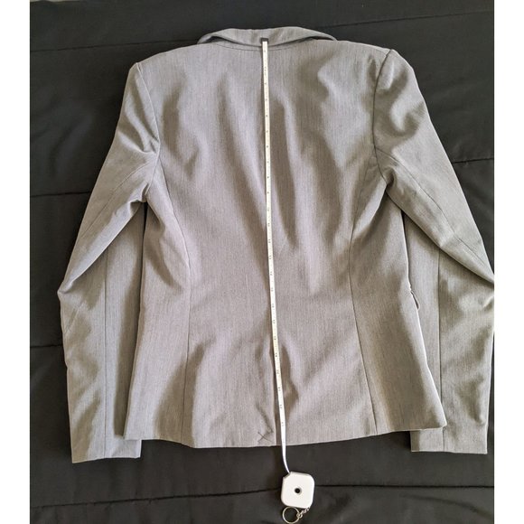 Metaphor Gray Blazer, Single Button, Size 4 - Picture 12 of 14